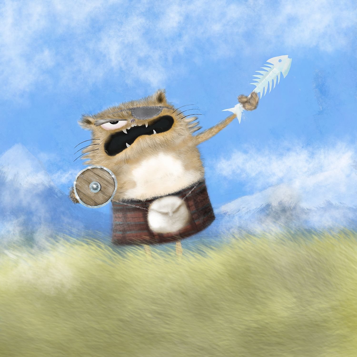 Hamish The Highland Cat