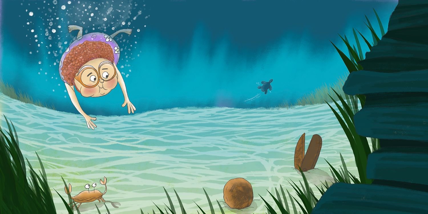 Gramma underwater